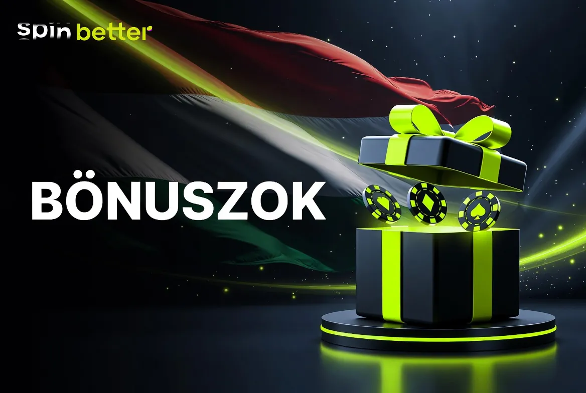 SpinBetter bónusz lépcsői a promóciós oldalon
