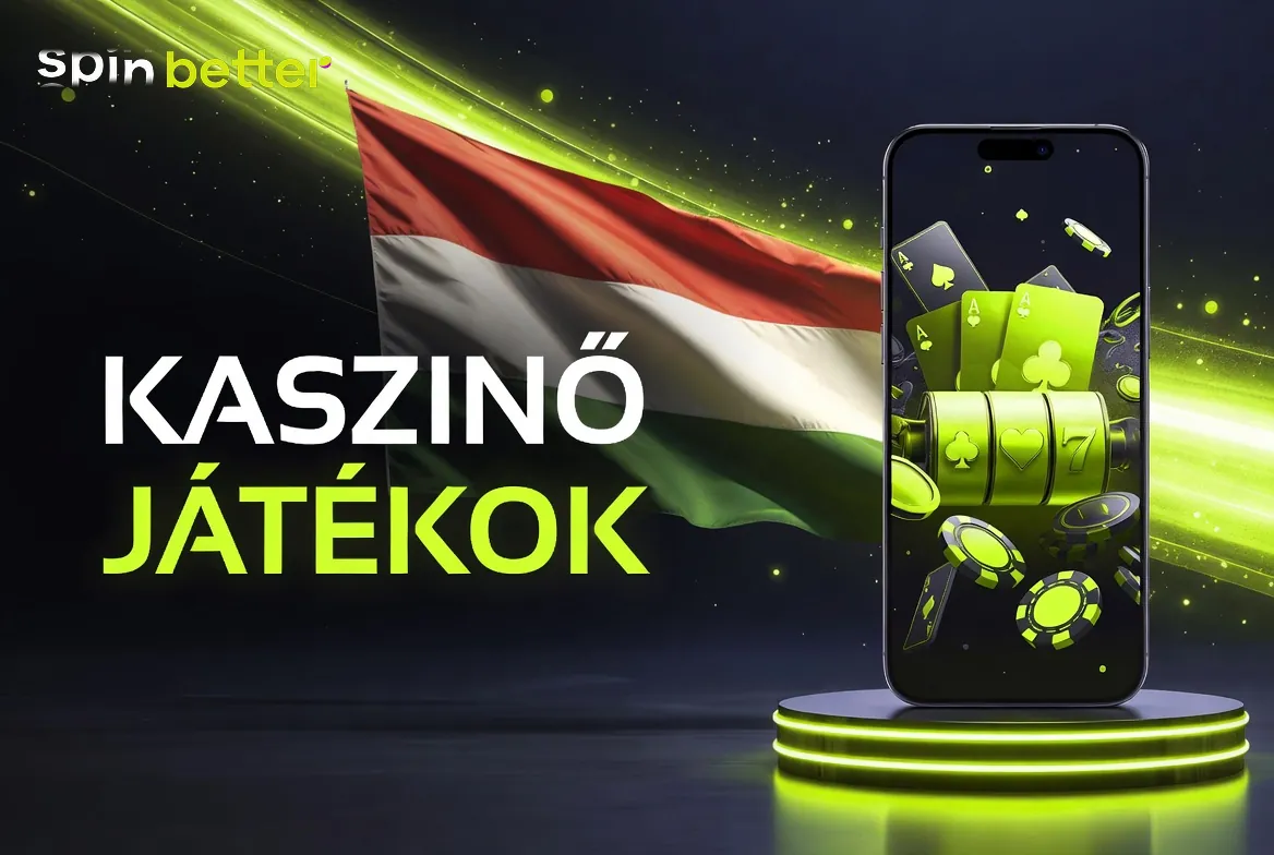 SpinBetter casino magyar nyitóoldala a játékkategóriákkal